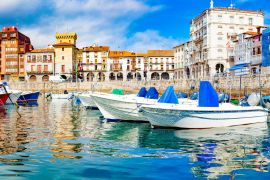 Lais Puzzle - Castro Urdiales, Kantabrien, Fischerdorf und Bootsanleger - 2.000 Teile