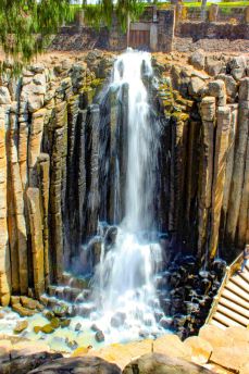 Lais Puzzle - Wasserfall Basaltprismen, Mexiko - 2.000 Teile