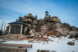 Lais Puzzle - Winterausflug zum Hochstein (Arnbruck), ein Berg in Bayern, Deutschland - 2.000 Teile
