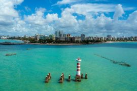 Lais Puzzle - Panoramablick auf Meer und Gebäude gegen Himmel, Brasilien - 2.000 Teile