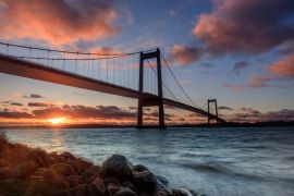 Lais Puzzle - Kleine Beltbrücke, die Jütland und Fünen in Dänemark verbindet - 2.000 Teile