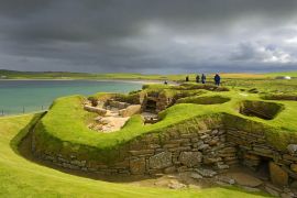 Lais Puzzle - Skara Brae war mehrere Jahrhunderte lang bewohnt - Teil des Herzstücks der neolithischen Orkney - UNESCO-Weltkulturerbe, Schottland, UK - 2.000 Teile