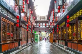 Lais Puzzle - Alte Straße der alten Stadt Jinli, Chengdu, China - 2.000 Teile