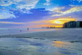 Lais Puzzle - Der lila Sonnenuntergang in Puerto Peñasco, Mexiko - 2.000 Teile