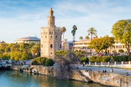 Lais Puzzle - Der Torre del Oro Turm in Sevilla, Andalusien, Spanien - 2.000 Teile