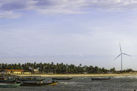 Lais Puzzle - BOOTE AM STRAND VON PIAUI VERTÄUT, Brasilien - 2.000 Teile