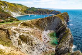 Lais Puzzle - Lulworth Bucht in der Landschaft, England - 2.000 Teile