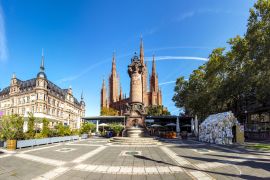 Lais Puzzle - Ansicht des Marktplatzes, Wiesbaden, Hessen, Deutschland. - 2.000 Teile