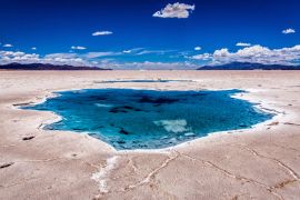 Lais Puzzle - Blick auf Salzwasserpfützen auf der Saline von Salta, Argentinien - 2.000 Teile