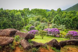 Lais Puzzle - Felsbrocken, Berge und Natur in Poços de Caldas, Minas Gerais, Brasilien - 2.000 Teile