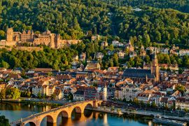 Lais Puzzle - Ansicht der Stadt Heidelberg, Bundesland Baden Württemberg, Deutschland - 2.000 Teile