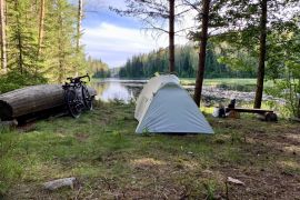 Lais Puzzle - Wildes Zelten am See, Arvika, Värmland, Schweden - 2.000 Teile