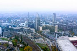Lais Puzzle - Luftaufnahme von Eindhoven ist eine Stadt in der Provinz Nordbrabant im Süden der Niederlande - 2.000 Teile