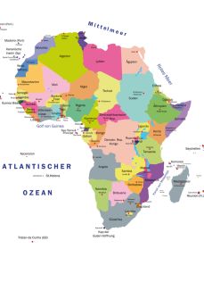 Lais Puzzle - Landkarte Afrika - 2.000 Teile