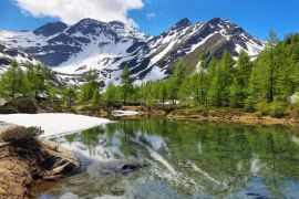 Lais Puzzle - Gletscher-Arpy-See nahe Morgex, Aostatal - 2.000 Teile