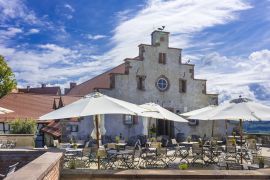 Lais Puzzle - Blick auf die Terrasse von Schloss Staufenberg bei Durbach in der Ortenau Baden Württemberg, Deutschland - 2.000 Teile