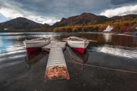 Lais Puzzle - Boote auf dem Haruna-See, Japan - 2.000 Teile