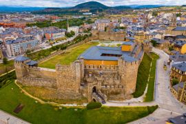 Lais Puzzle - Ponferrada mit Templerburg, Spanien - 2.000 Teile