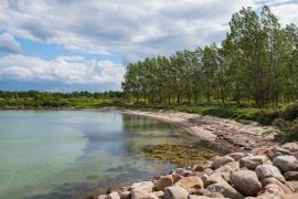 Lais Puzzle - Knudshoved Marina im Sommer. Hjejlevej, Nyborg, Dänemark - 2.000 Teile