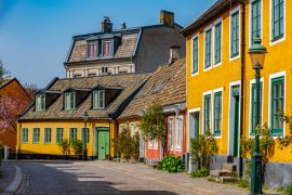 Lais Puzzle - Blick auf eine Straße im Zentrum von Lund, Schweden - 2.000 Teile