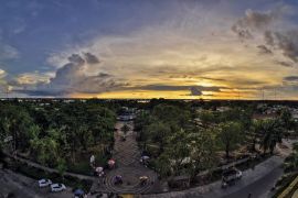 Lais Puzzle - Sonnenuntergang in Leticia Amazonas, Kolumbien - 2.000 Teile