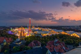Lais Puzzle - Blick auf das Oktoberfest in München, Bayern, Deutschland - 2.000 Teile