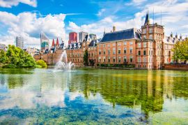 Lais Puzzle - Panoramablick auf die Landschaft im Stadtzentrum von Den Haag (Den Haag), Niederlande - 2.000 Teile