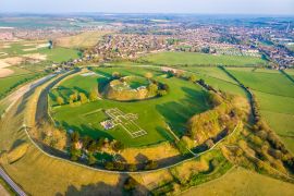Lais Puzzle - Luftaufnahme von Old Sarum in England - 2.000 Teile
