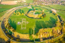 Lais Puzzle - Luftaufnahme von Old Sarum in England - 2.000 Teile
