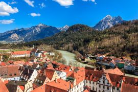Lais Puzzle - Der Lech durch Füssen im Allgäu Bayern Deutschland - 2.000 Teile