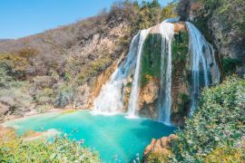 Lais Puzzle - Die erstaunlichen türkisfarbenen Wasserfälle von Chiflon in Chiapas, Mexiko - 2.000 Teile