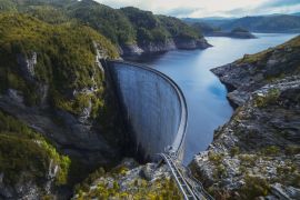 Lais Puzzle - Weitblick auf den Strathgordon-Damm in Tasmanien, Australien - 2.000 Teile