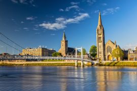 Lais Puzzle - Impression von Inverness und der Greig Street Bridge in Schottland - 2.000 Teile