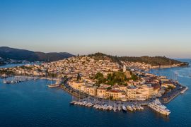 Lais Puzzle - Poros-Griechenland. Schöne Insel. Sonnenuntergang - 2.000 Teile