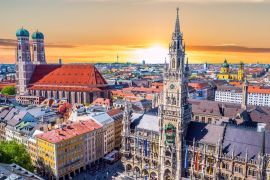 Lais Puzzle - München bei Sonnenuntergang - 2.000 Teile