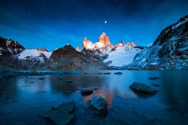 Lais Puzzle - Der Berg Fitz Roy bei Sonnenaufgang, Patagonien, Argentinien - 2.000 Teile