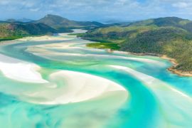 Lais Puzzle - Hill Inlet am Whitehaven Beach auf der Whitesunday Island, Queensland, Australien - 2.000 Teile