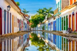 Lais Puzzle - Straße des historischen Zentrums in Paraty, Rio de Janeiro, Brasilien - 2.000 Teile