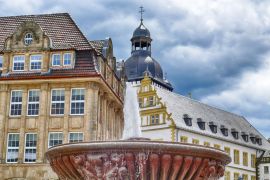 Lais Puzzle - Brunnen und Altstadt von Paderborn - 2.000 Teile
