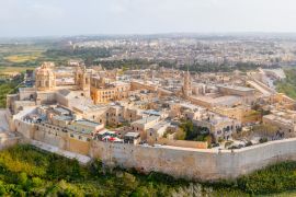 Lais Puzzle - Panorama der Stadt Mdina Festung Luftaufnahme in Malta - 2.000 Teile