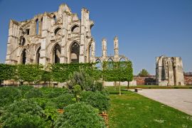 Lais Puzzle - Saint Omer, le rovine dell'Abbazia di Saint Bertin - Pas-de-Calais, Hauts-de-France, Frankreich - 2.000 Teile