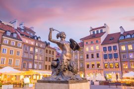 Lais Puzzle - Skulptur der Warschauer Meerjungfrau auf dem Altstädter Markt - 2.000 Teile