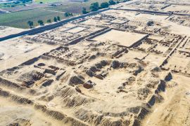 Lais Puzzle - Luftaufnahme der antiken Ruinen von Chan Chan in Trujillo, Peru. Archäologische Stätte der antiken Stadt aus der Chimu-Kultur der präkolumbianischen Zeit - 2.000 Teile