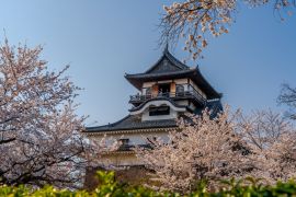Lais Puzzle - Schloss Inuyama und Kirschblüten, Japan - 2.000 Teile
