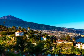 Lais Puzzle - Teide, Teneriffa, Spanien - Der vulkanische Teide und die Hafenstadt Puerto de la Cruz - 2.000 Teile