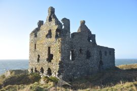 Lais Puzzle - Dunskey Castle bei Portpatrick, Dumfries und Galloway, Schottland - 2.000 Teile