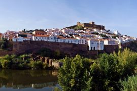 Lais Puzzle - Burg und Dorf Mértola im Süden Portugals (Beja, Alentejo) - 2.000 Teile