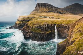 Lais Puzzle - Wasserfall Múlafossur auf den Färöer Inseln - 2.000 Teile