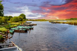 Lais Puzzle - Saint-André-des-eaux. Blick auf das Marais de la Brière. Loire-Atlantique. Pays de Loire, Frankreich - 2.000 Teile