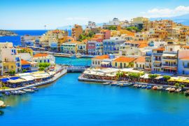 Lais Puzzle - Agios Nikolaos und Voulismeni-See auf der Insel Kreta, Griechenland - 2.000 Teile